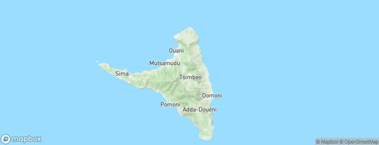 Chandra, Comoros Map