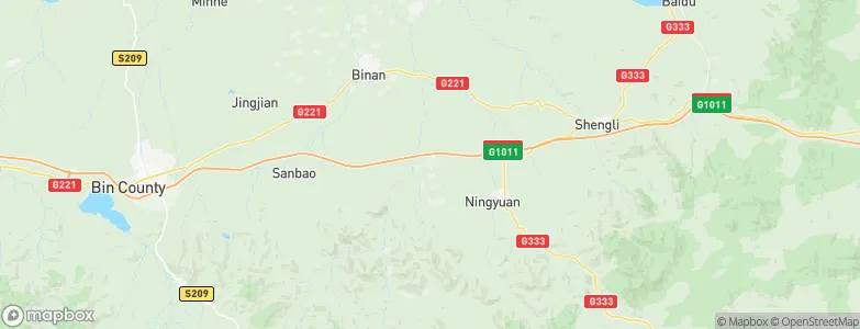 Chang’an, China Map