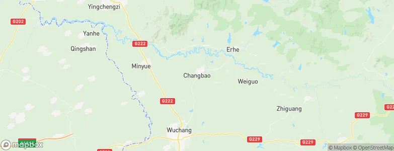 Changbao, China Map