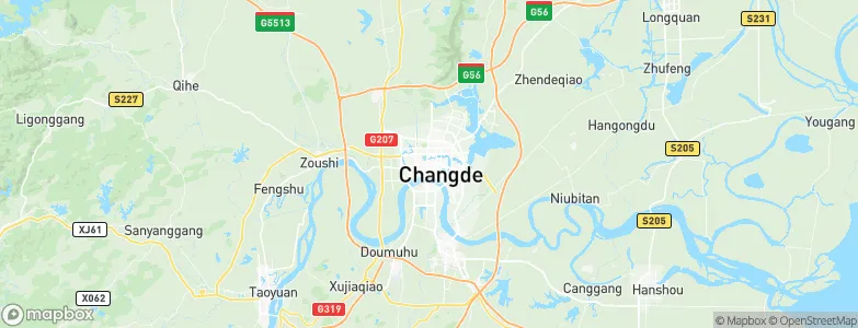 Changde, China Map