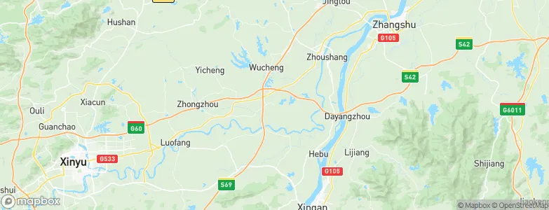 Changfu, China Map
