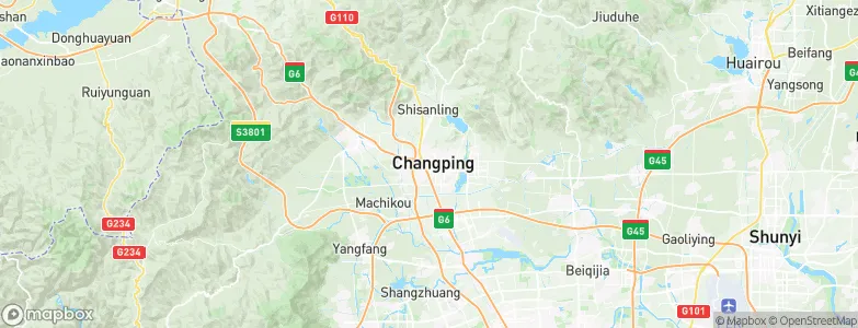 Changping, China Map