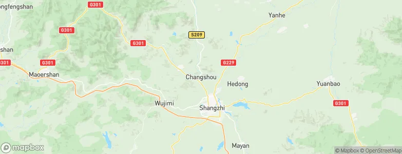 Changshou, China Map