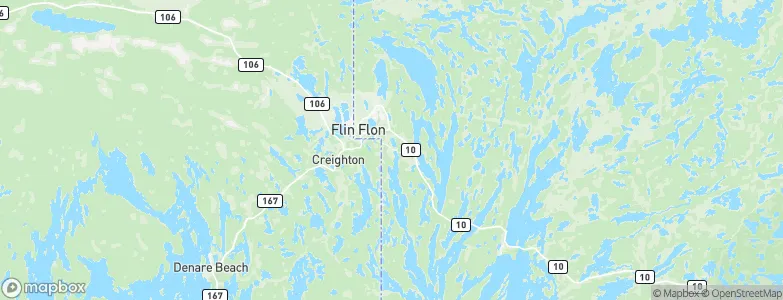 Channing, Canada Map