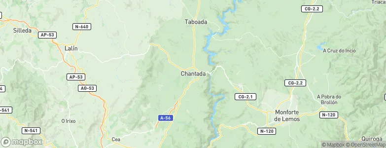 Chantada, Spain Map