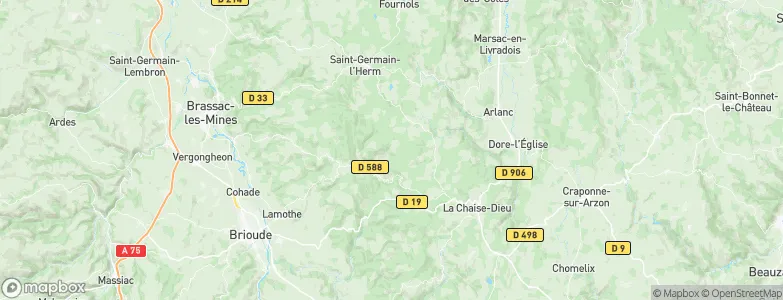 Chanteduc, France Map