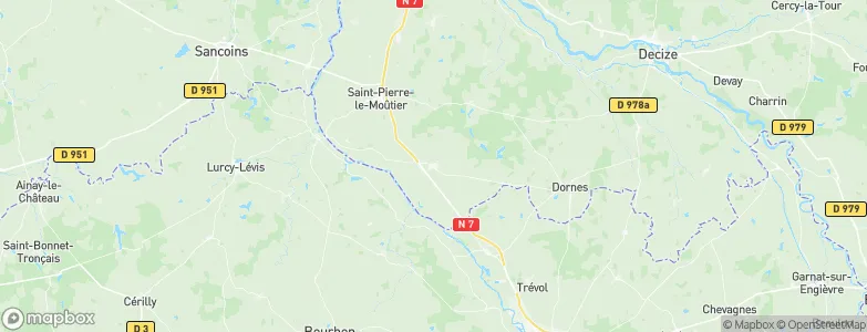 Chantenay-Saint-Imbert, France Map