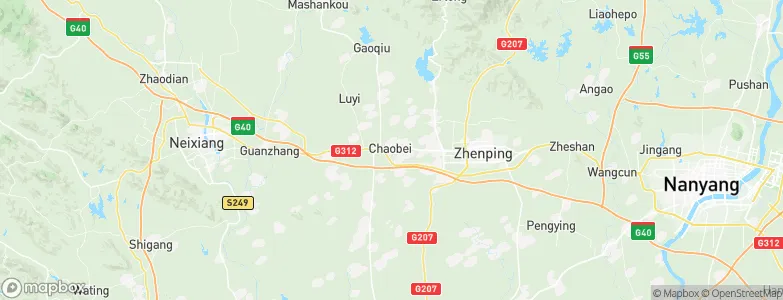 Chaobei, China Map