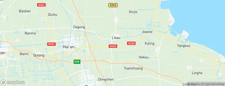 Chaoqiao, China Map