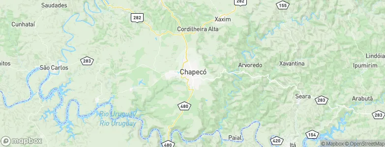 Chapecó, Brazil Map