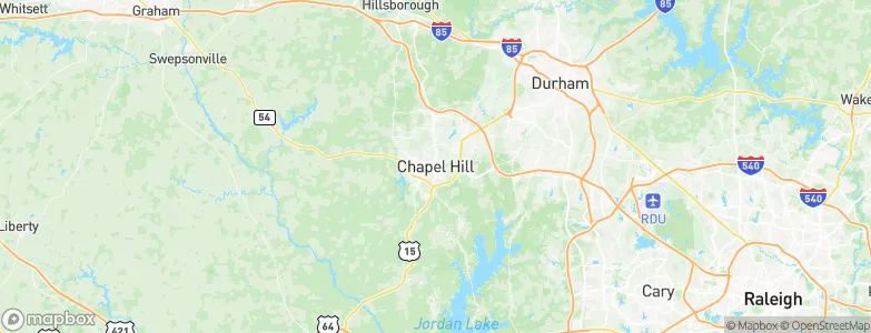 Chapel Hill, United States Map