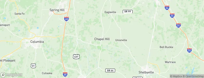 Chapel Hill, United States Map