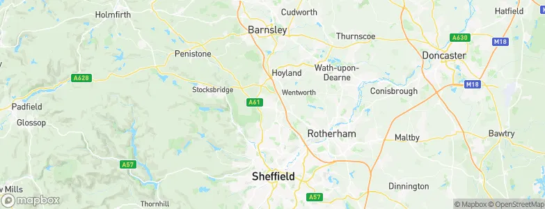 Chapeltown, United Kingdom Map
