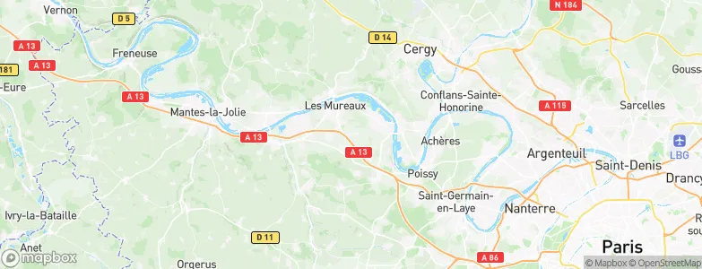 Chapet, France Map