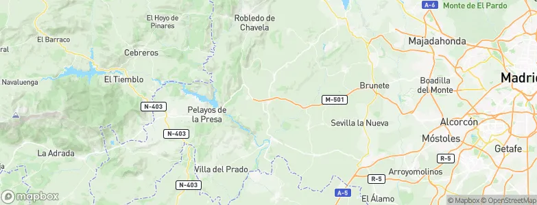 Chapinería, Spain Map