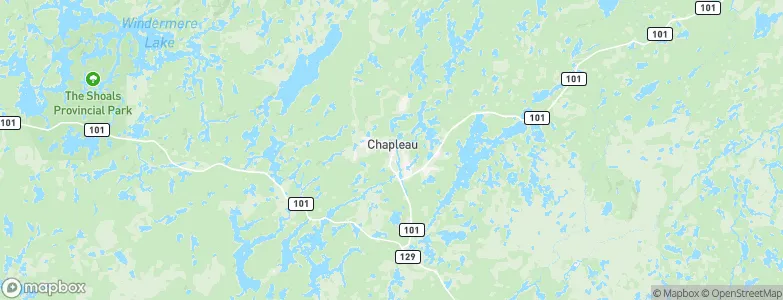 Chapleau, Canada Map