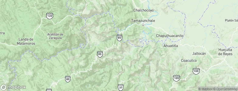 Chapulhuacán, Mexico Map