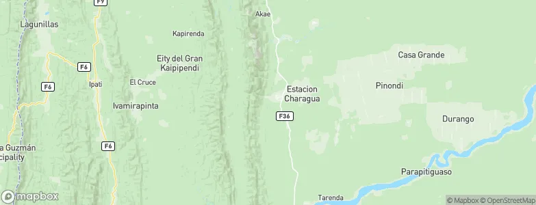 Charagua, Bolivia Map
