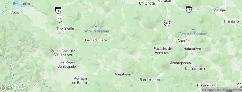 Charapán, Mexico Map