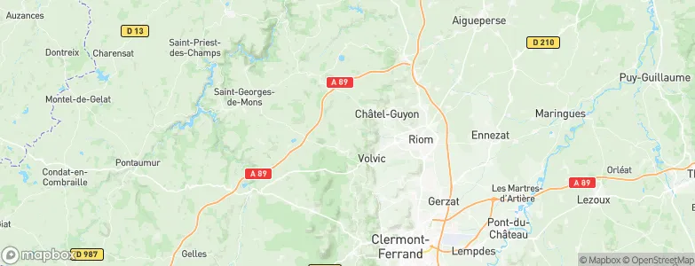 Charbonnières-les-Varennes, France Map