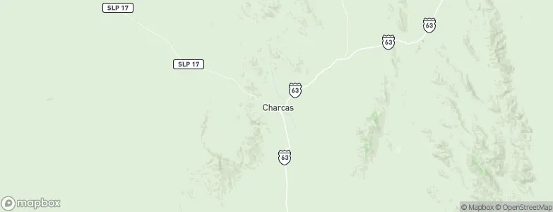 Charcas, Mexico Map