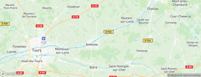 Chargé, France Map