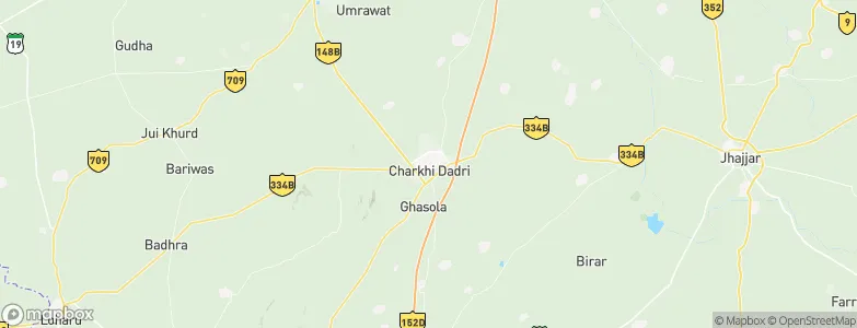 Charkhi Dādri, India Map
