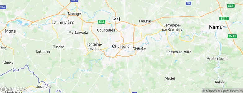 Charleroi, Belgium Map