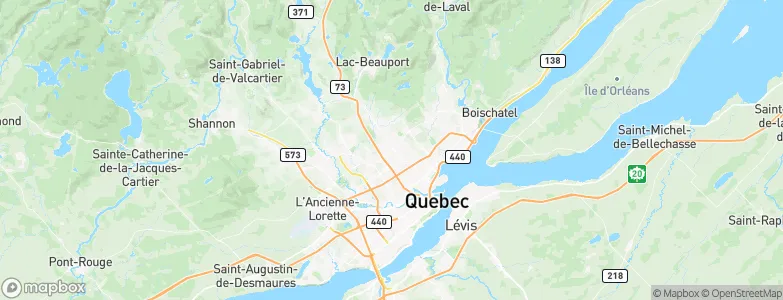 Charlesbourg, Canada Map