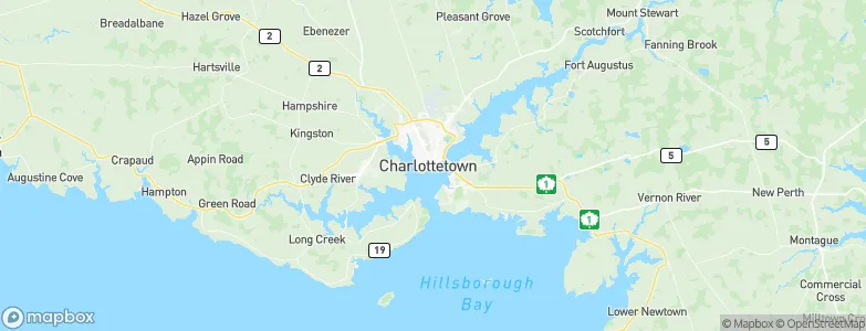 Charlottetown, Canada Map