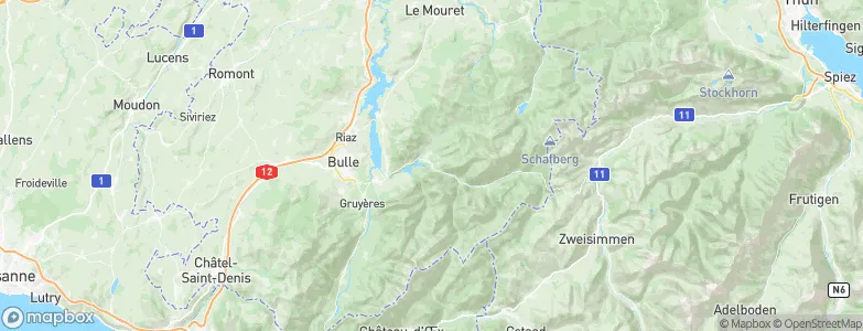 Charmey, Switzerland Map