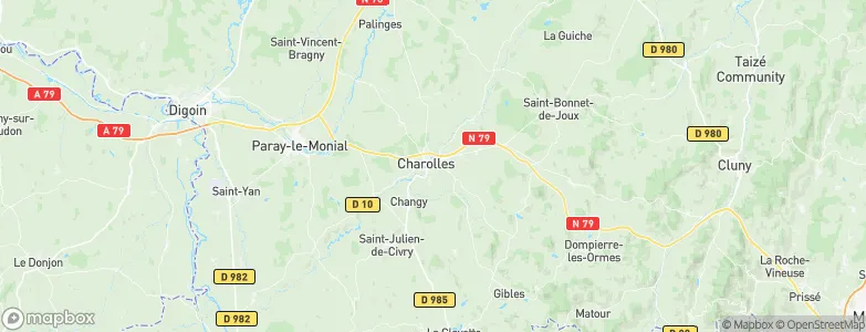 Charolles, France Map