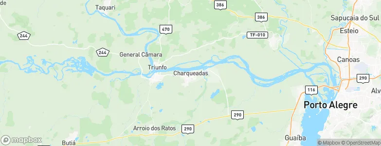Charqueadas, Brazil Map