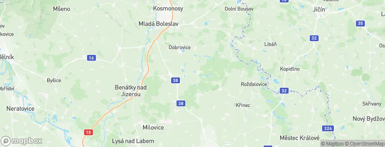 Charvatce, Czechia Map