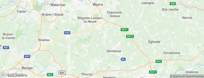Chastre, Belgium Map