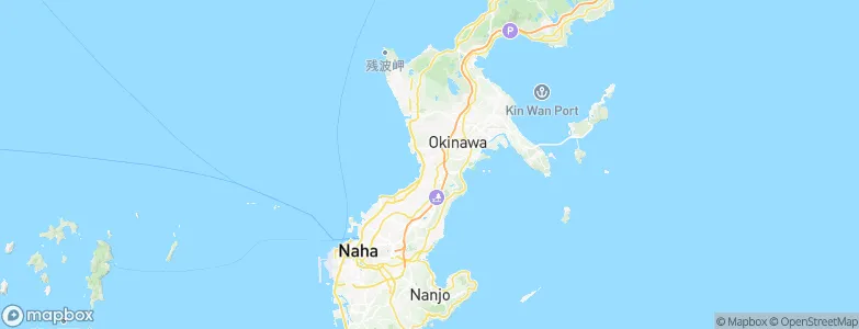 Chatan, Japan Map
