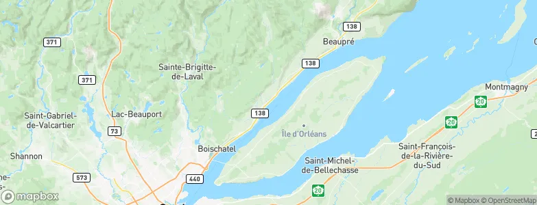 Château-Richer, Canada Map