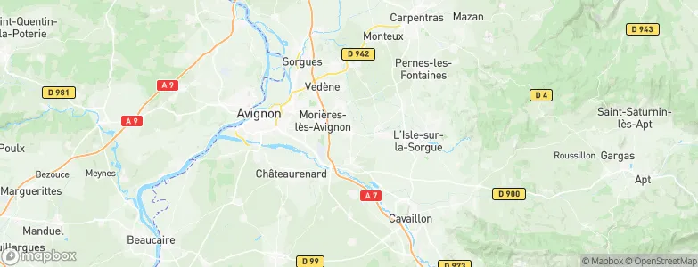Châteauneuf-de-Gadagne, France Map