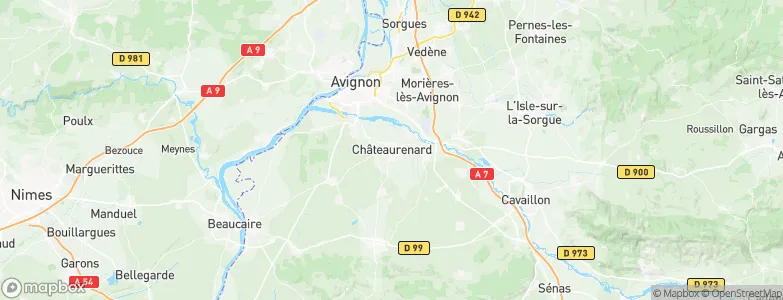 Châteaurenard, France Map