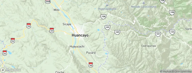 Chaucancha, Peru Map