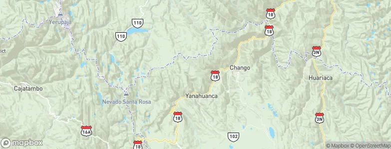 Chaupimarca, Peru Map