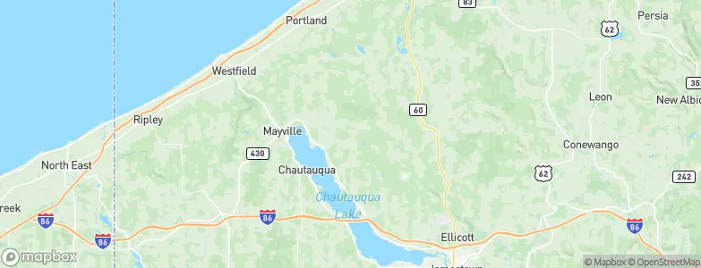 Chautauqua, United States Map