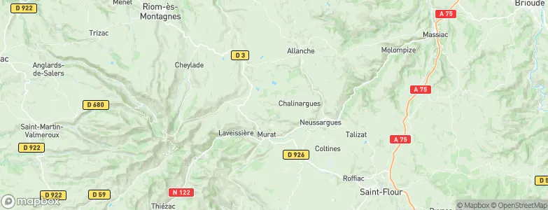 Chavagnac, France Map