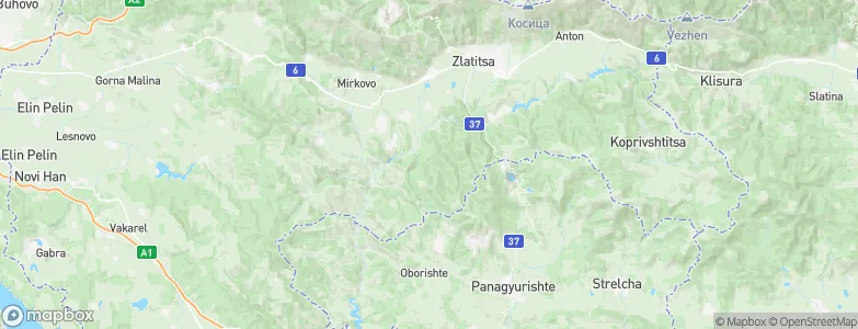 Chavdar, Bulgaria Map