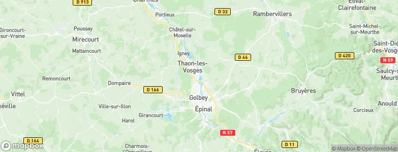 Chavelot, France Map