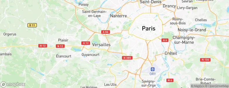 Chaville, France Map