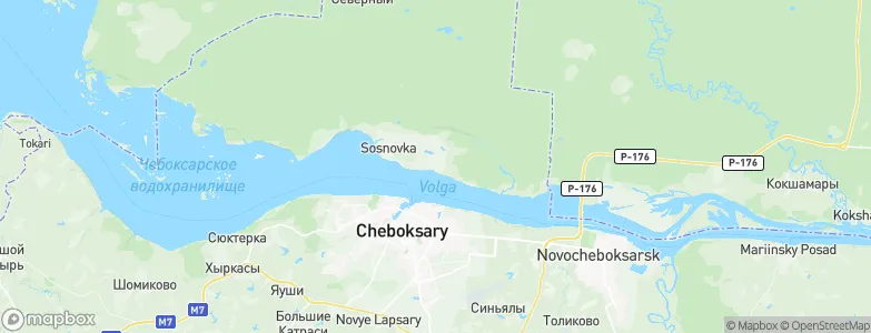 Cheboksary, Russia Map