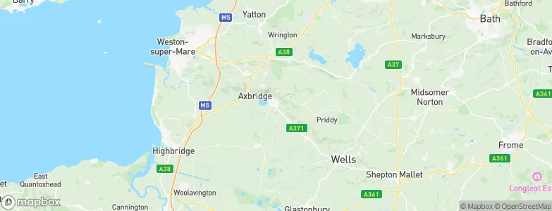 Cheddar, United Kingdom Map