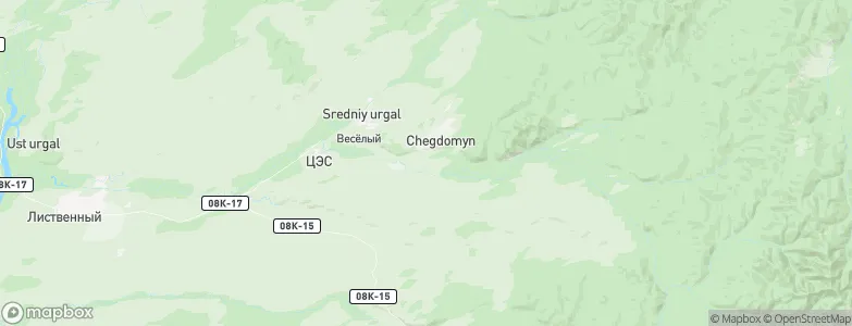 Chegdomyn, Russia Map