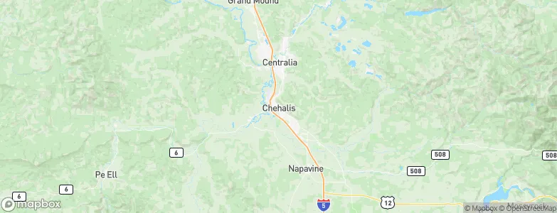 Chehalis, United States Map